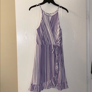 Francescas Purple and white dress